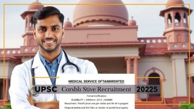 UPSC Combined Medical Services (CMS) Recruitment 2025: Notification, Eligibility, and Exam Details